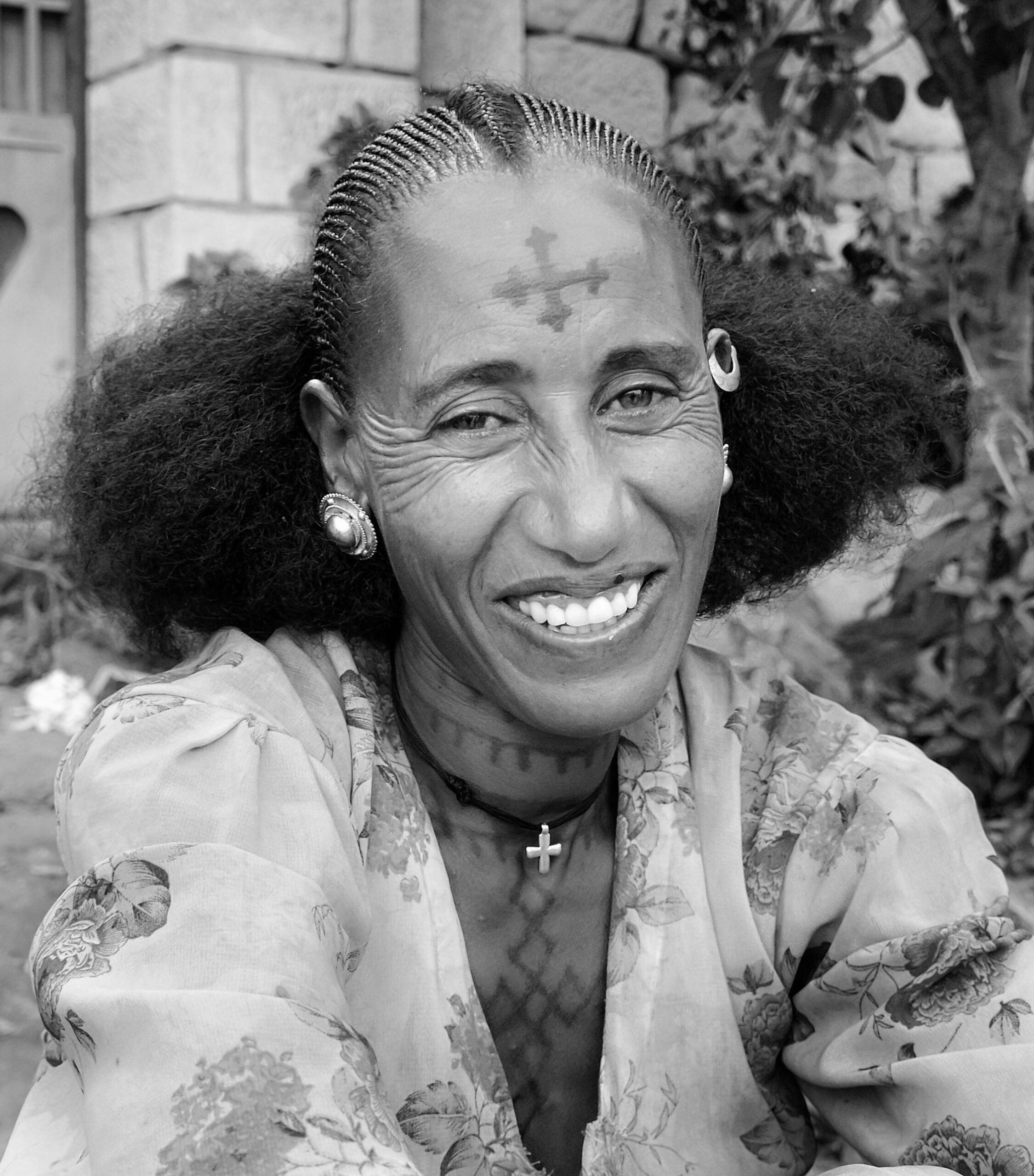 Tigray woman with tattoo (Ethiopia)